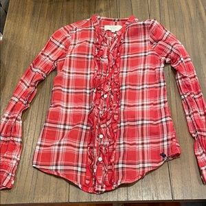 Abercrombie and Fitch women’s plaid button down